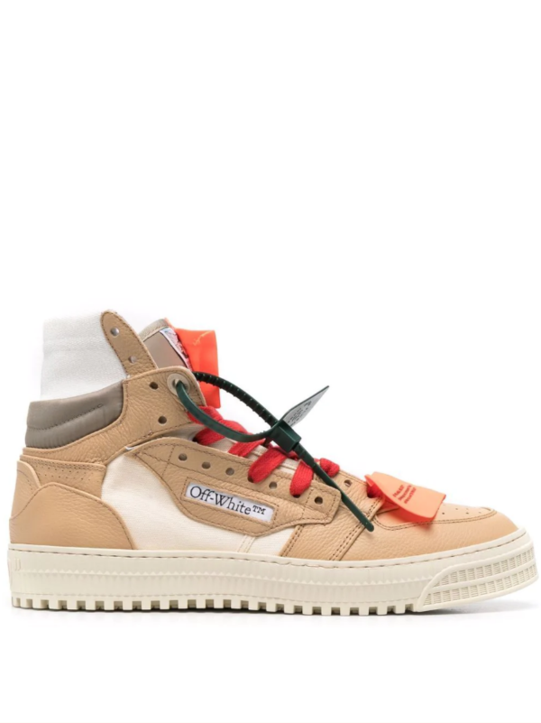 Off White Court 3.0 Sneakers Cream HRR LUXURY