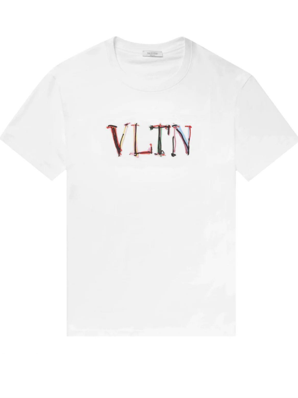 Valentino VLTN White/Multicolor Print T-shirt – HRR LUXURY