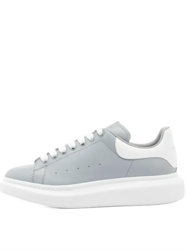Alexander mcqueen white grey sales