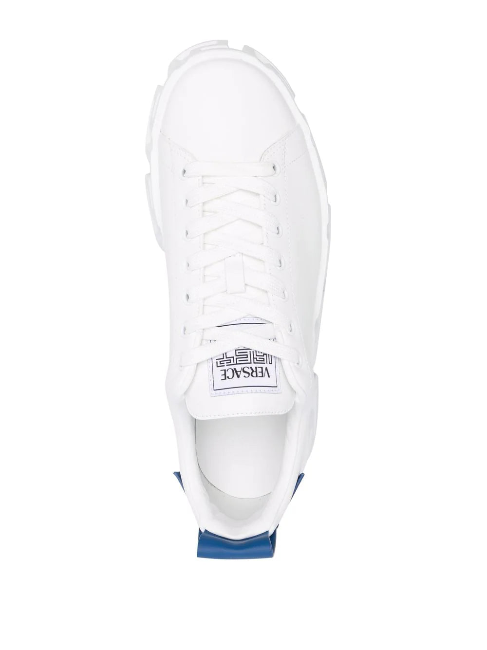 Versace Greca Labyrinth Low-Top Sneakers White / Blue