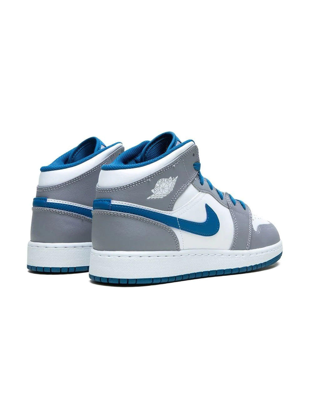 Nike Air Jordan 1 Mid Cement/True Blue