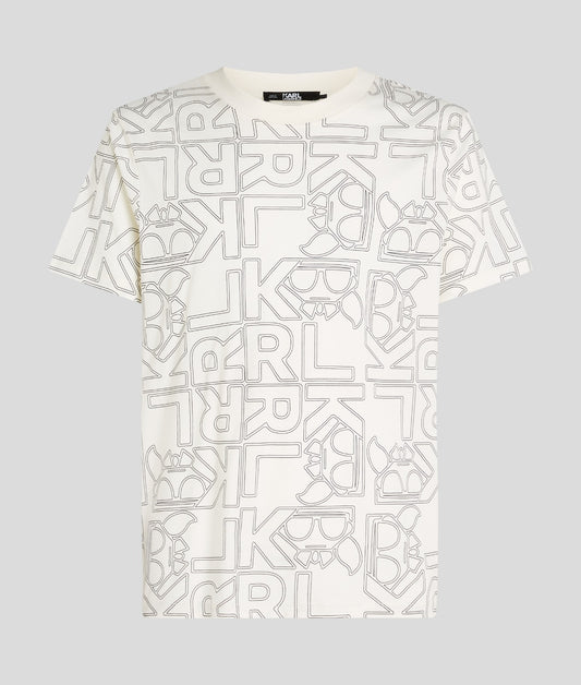 Karl Lagerfeld Aop Kocktail Tee