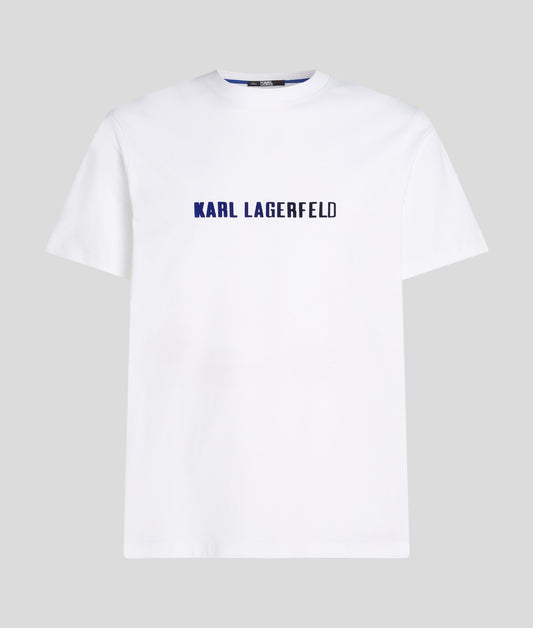 Karl Lagerfeld Flock Logo T-Shirt