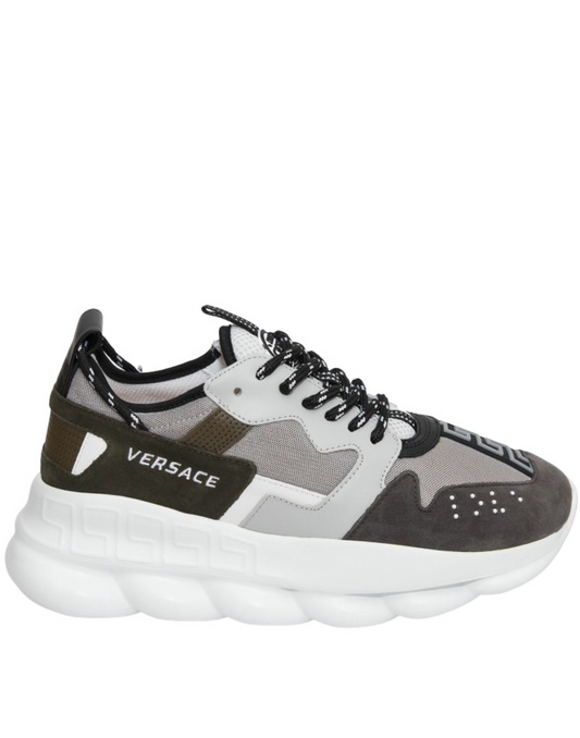 Versace Chain Reaction V2 Grey Sneakers