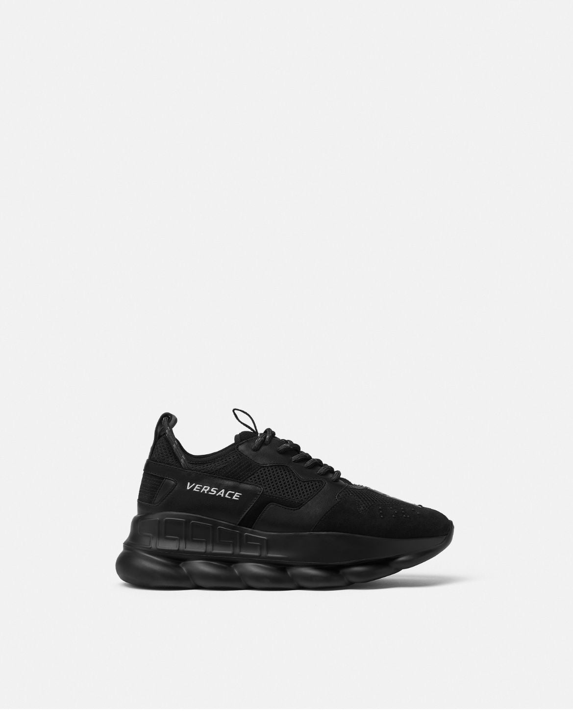 Versace Chain Reaction V2 Black Sneakers