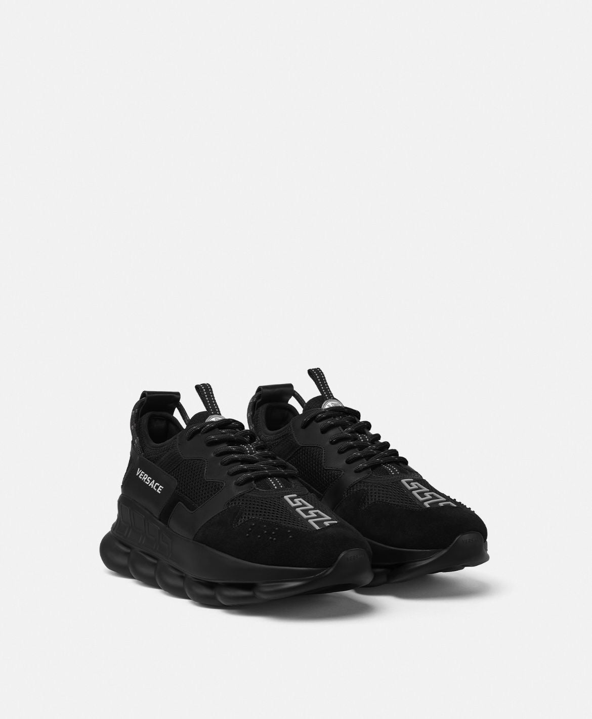 Versace Chain Reaction V2 Black Sneakers