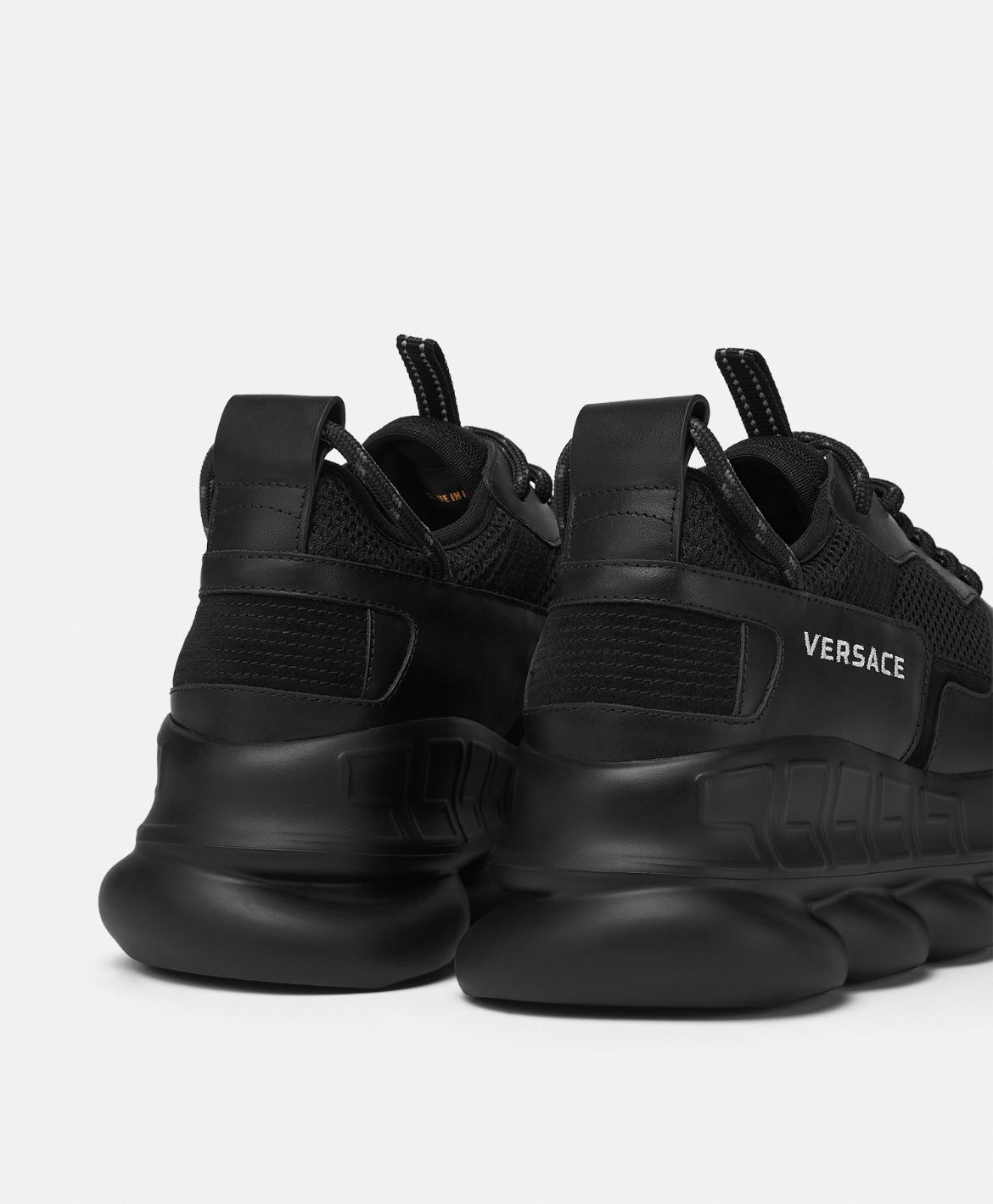 Versace Chain Reaction V2 Black Sneakers