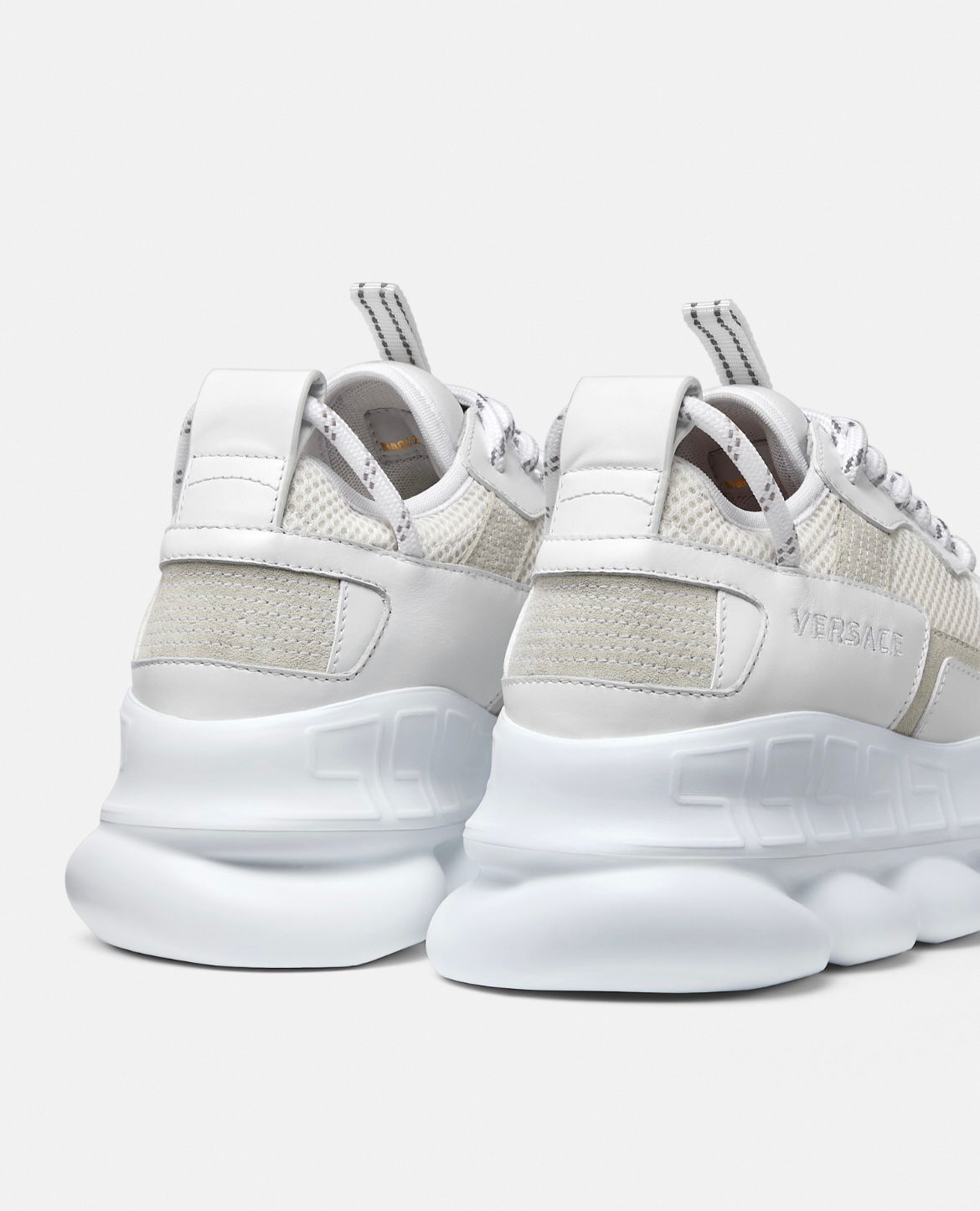 Versace Chain Reaction V2 White Sneakers