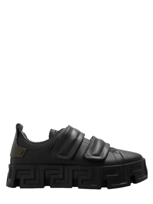 Versace Greca Labyrinth Low-Top Sneakers Black