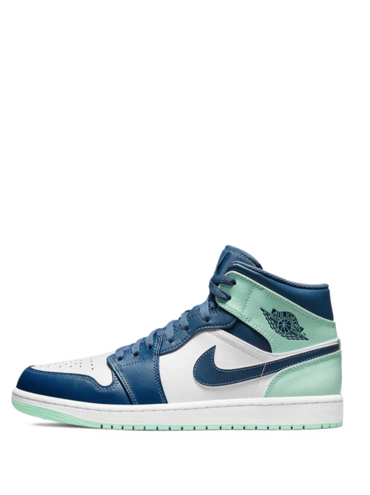 Nike Air Jordan 1 Mid Blue Mystic Navy Mint Foam