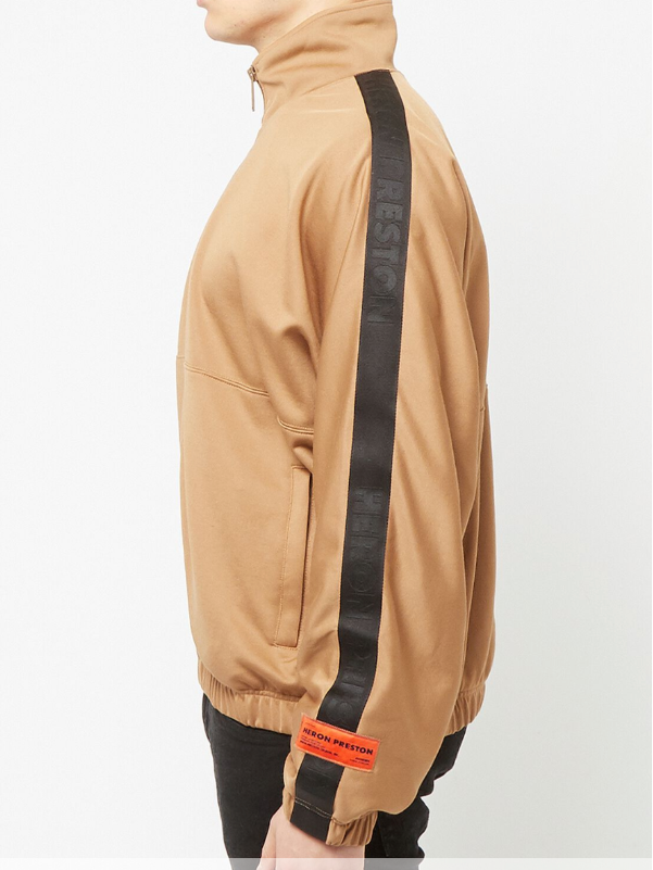 Heron Preston Tracktop Logo Tobacco Brown