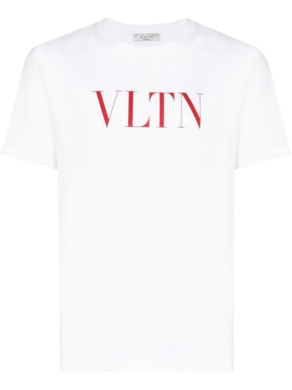 Tricou Valentino VLTN Print  Alb/Rosu