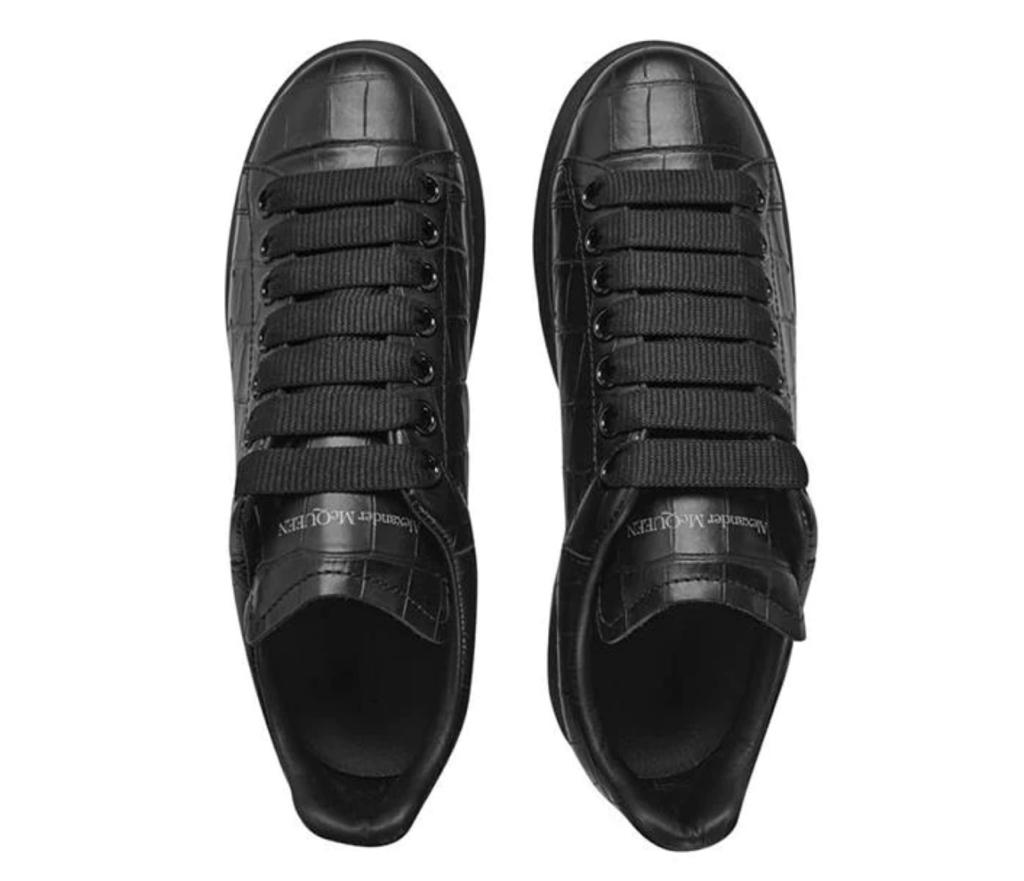 Alexander McQueen Oversized Sneakers Black Skin