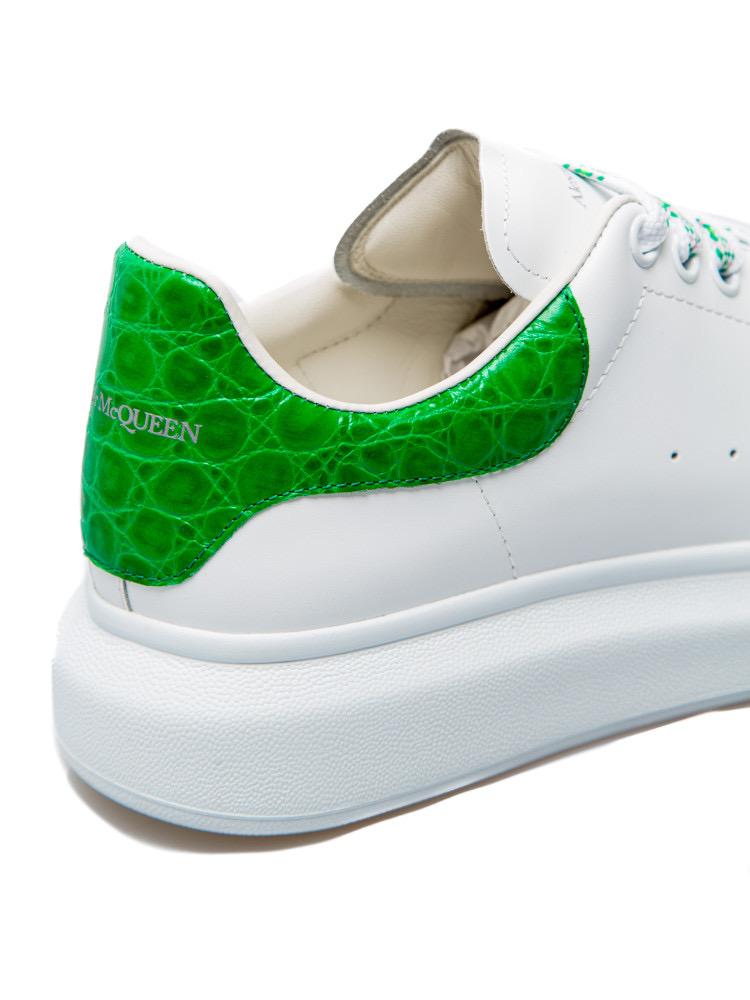 Alexander McQueen Oversized Sneaker White Green Sole