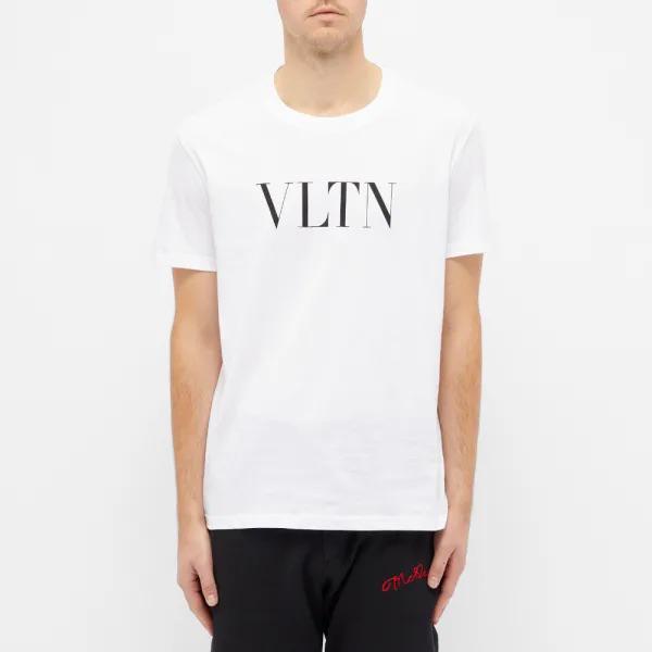 Valentino VLTN White/Black Print T-shirt – HRR LUXURY