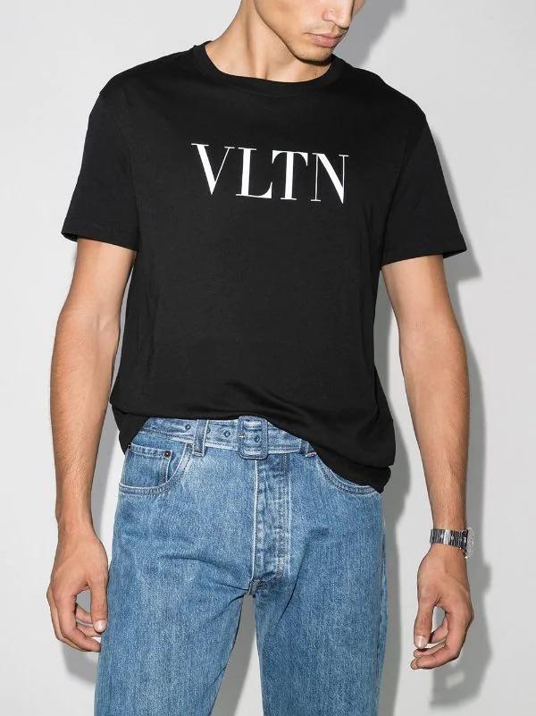 Valentino VLTN Black/White Print T-shirt