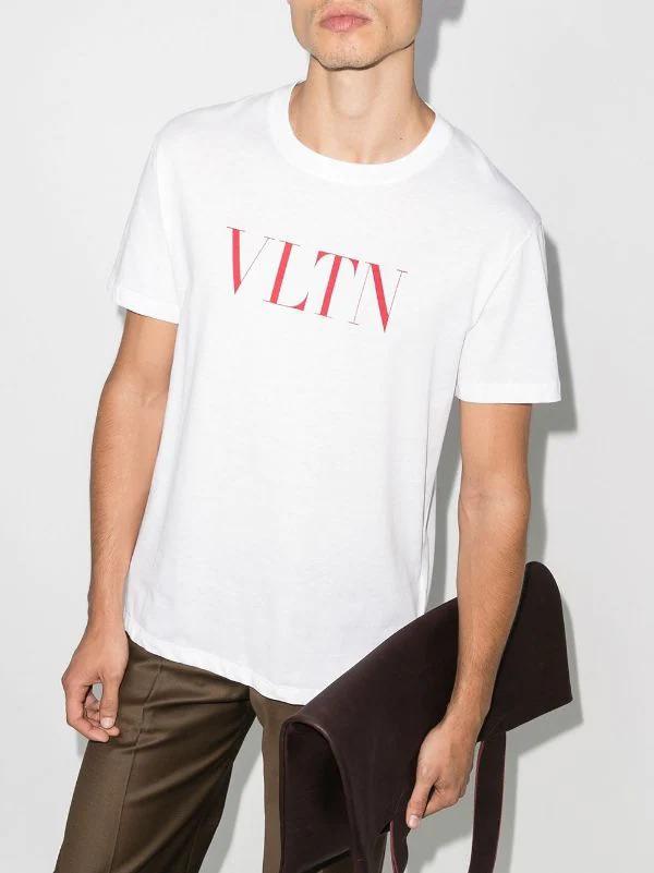Valentino VLTN White/Red Print T-shirt