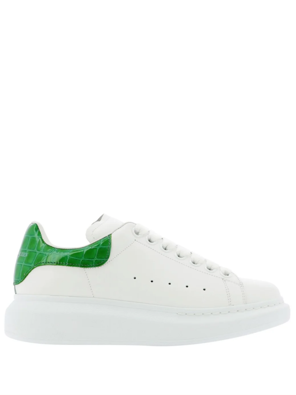 Alexander McQueen Oversized Sneakers White/Chrome Green