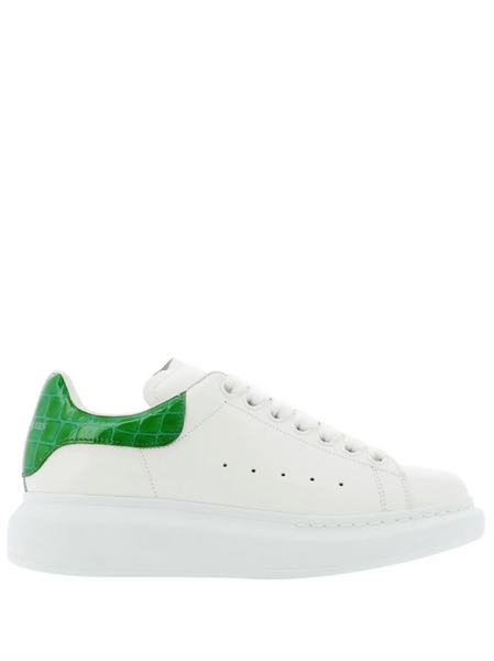 Alexander mcqueen white and green hotsell