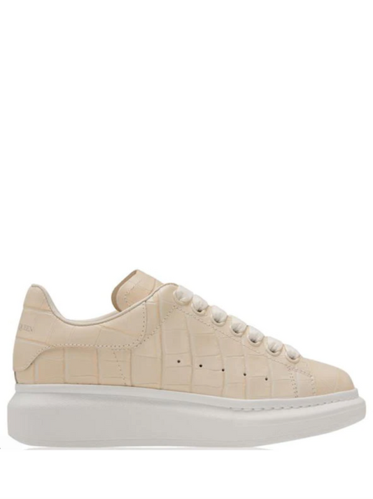 Alexander McQueen Oversized Sneakers White Skin