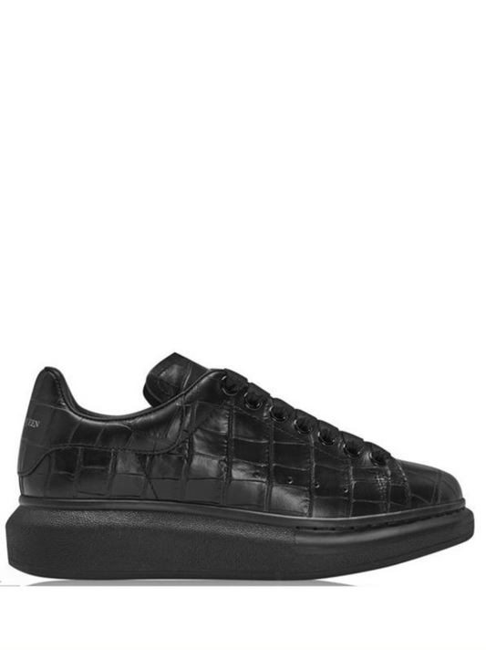 Alexander McQueen Oversized Sneakers Black Skin