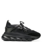 Versace Chain Reaction Black Sneakers