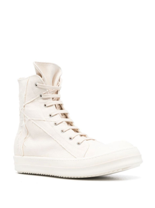 Rick owens 2025 white sneakers