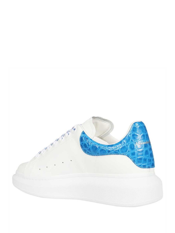 Alexander McQueen Oversized Sneakers White/Ultramarine