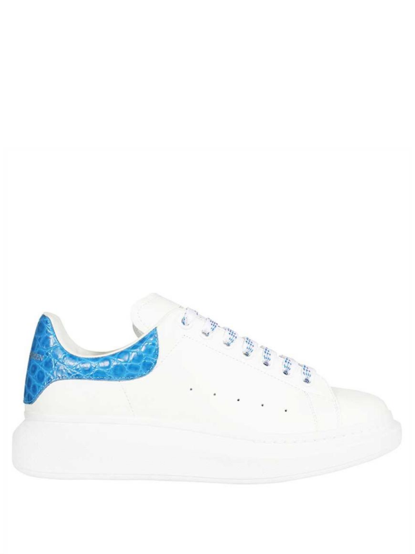 Alexander McQueen Oversized Sneakers White/Ultramarine